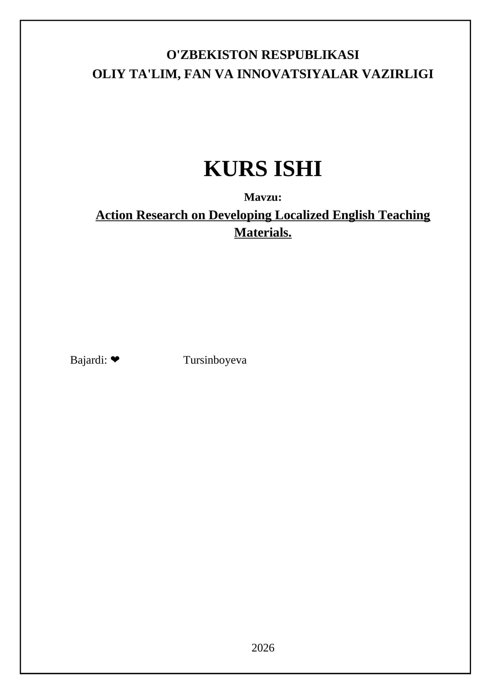 Action Research on Developing Localized English Teaching Materials