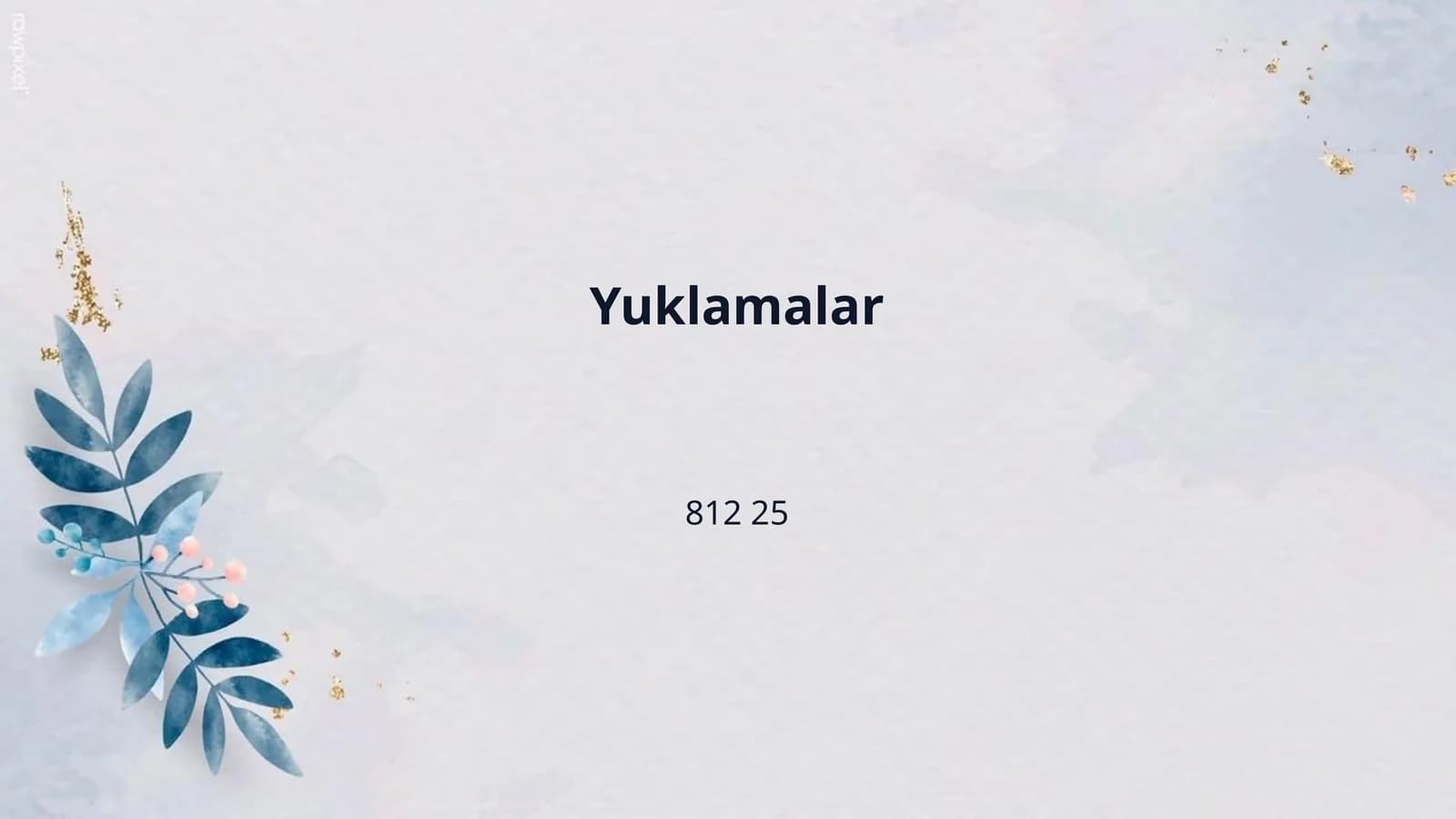 Yuklamalar