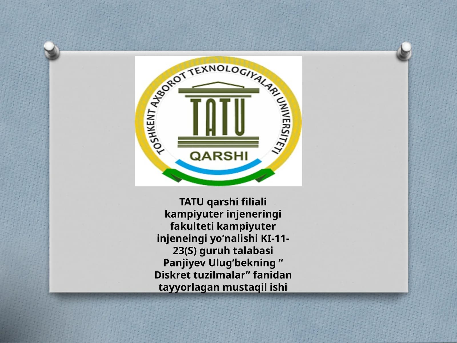 Diskret tuzilmalar