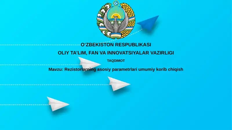 Rezistorlar