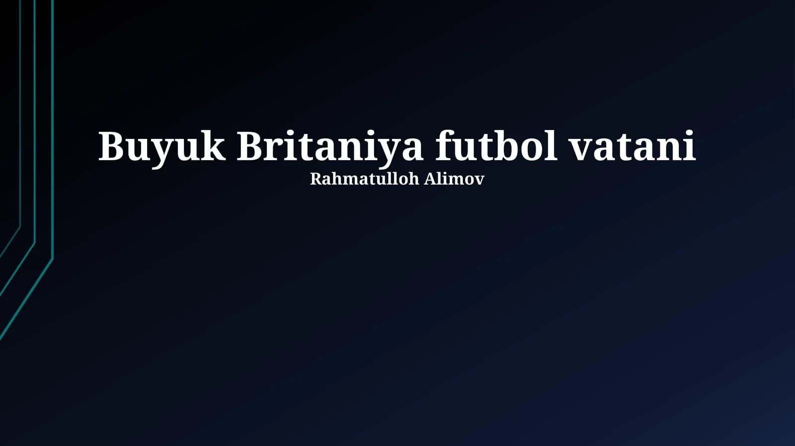 Buyuk Britaniya futbol vatani