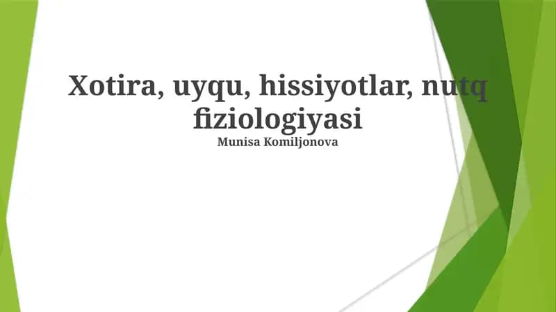 Uyqu, Kayfiyat va Artikulyatsiya Aniqligi