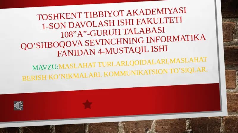 Toshkent Tibbiyot Akademiyasi