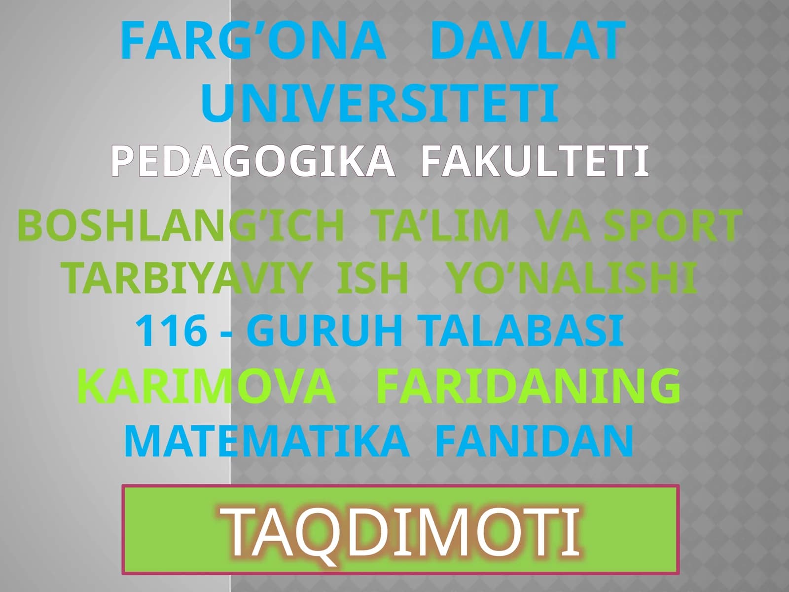 Matematikadan gruppa tushunchasi