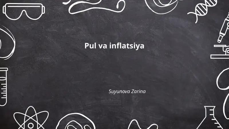 Pul va Inflatsiya
