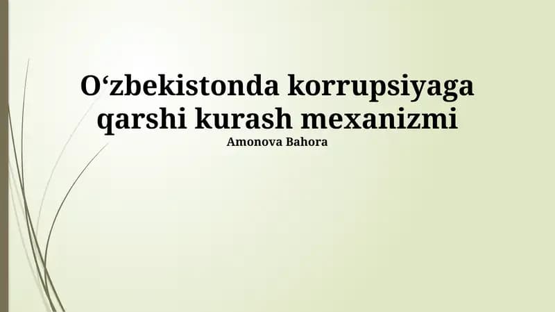 Korrupsiyaga Qarshi Kurash