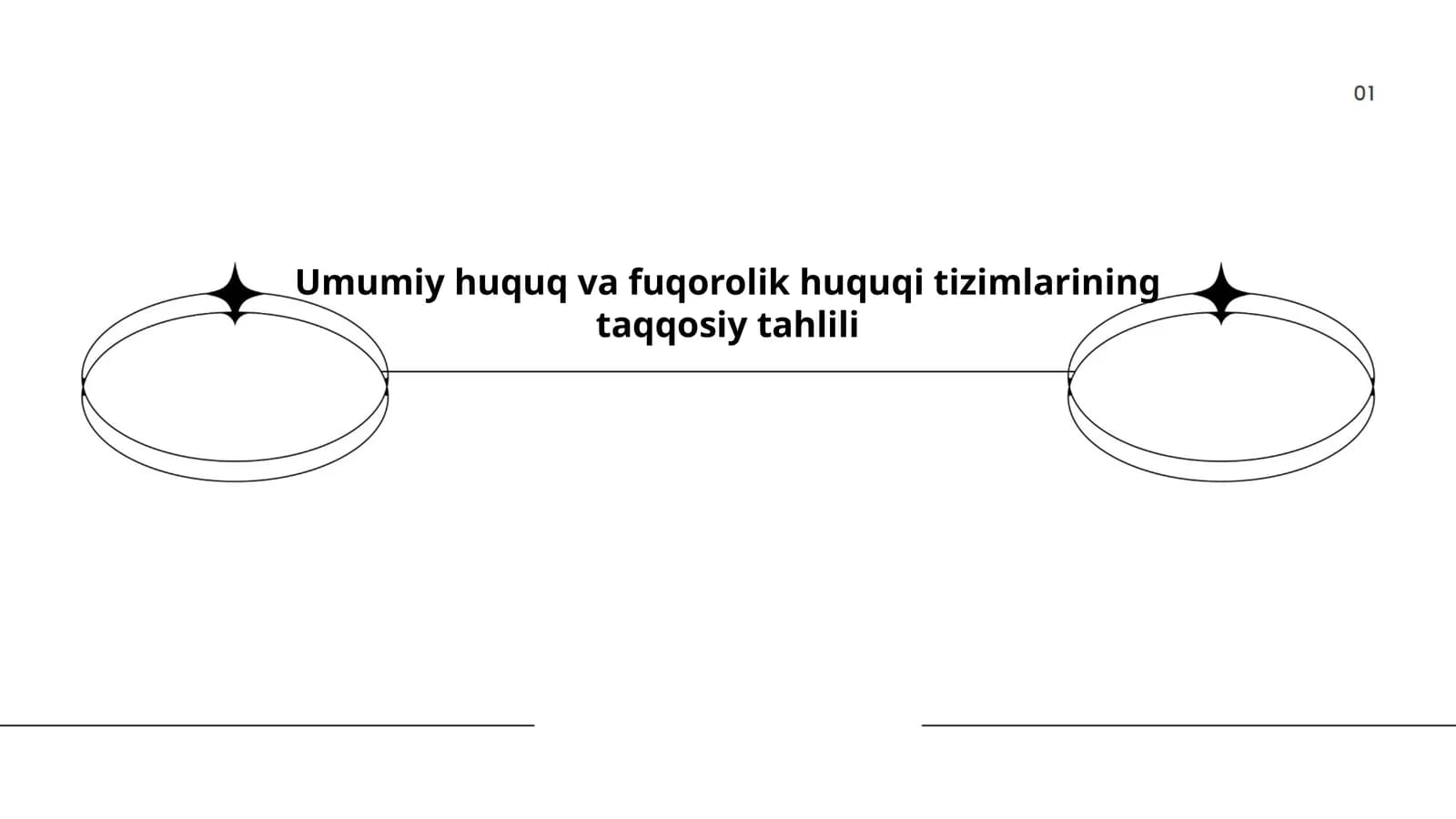 Umumiy huquq va fuqorolik huquqi tizimlarining taqqosiy tahlili