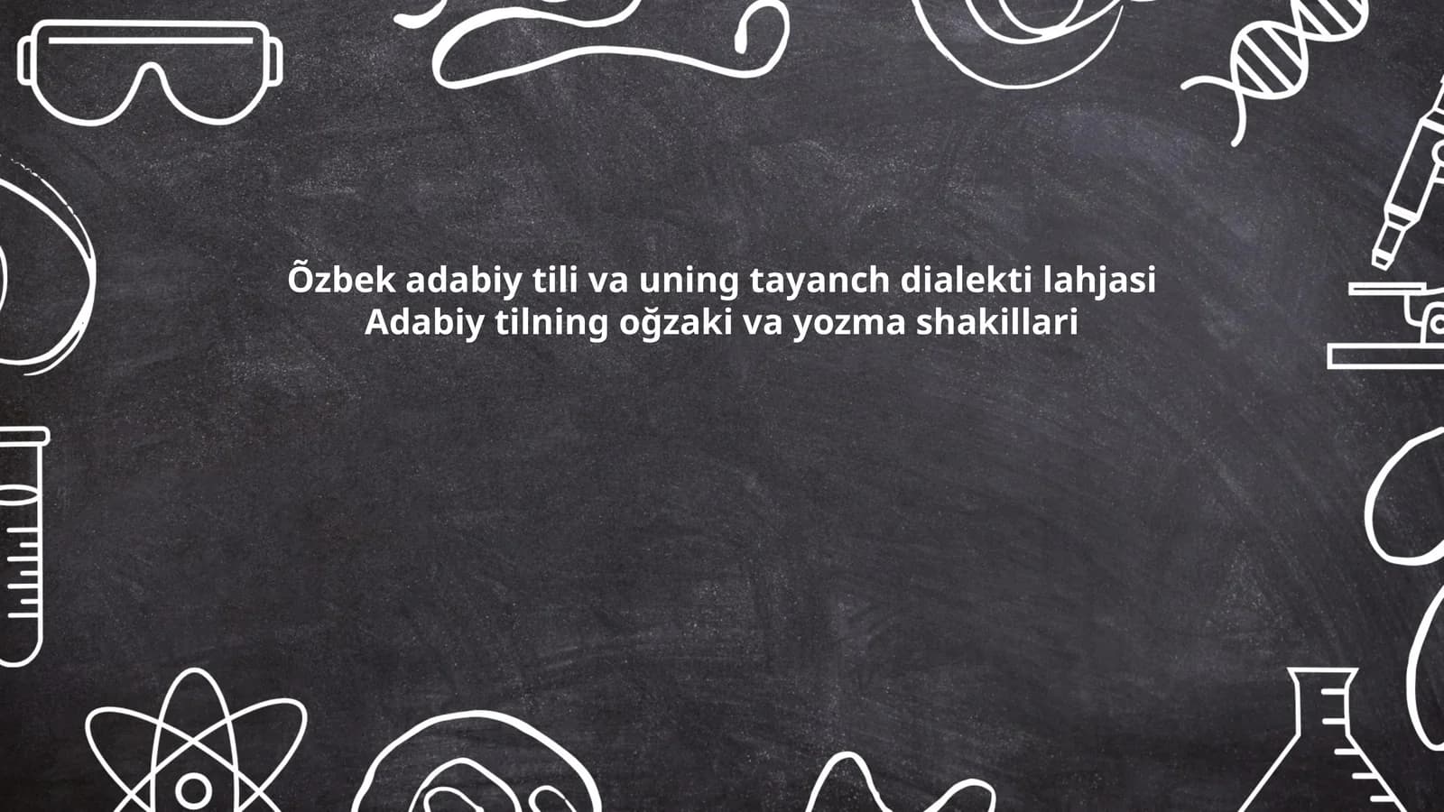Adabiy tilning tarixi
