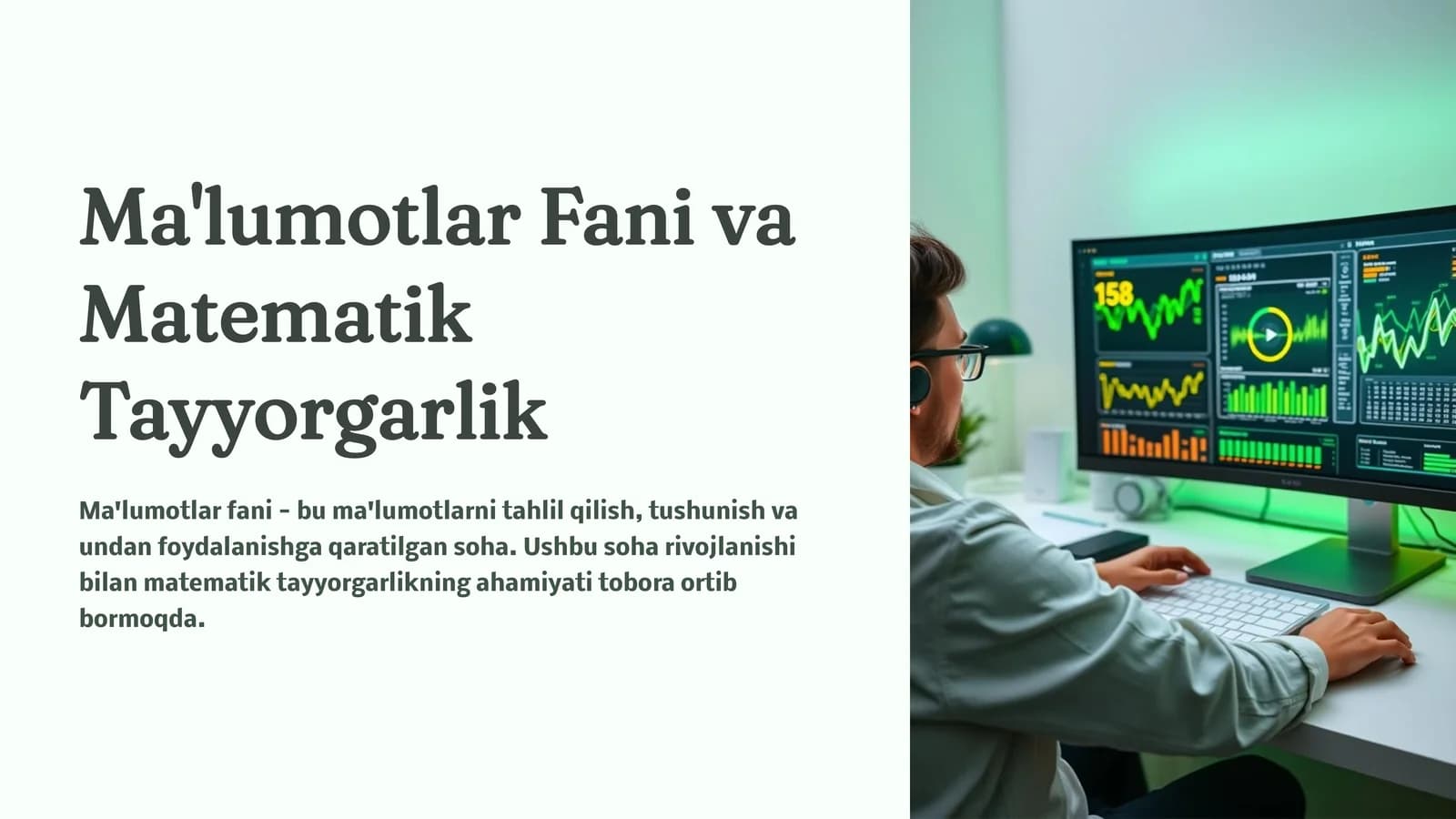 Ma'lumotlar Fani va Matematik Tayyorgarlik