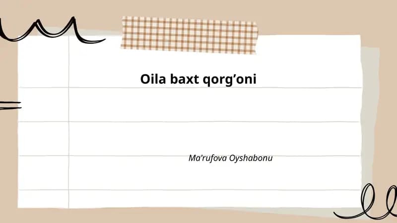 Oilaviy baxt qorgʻoni