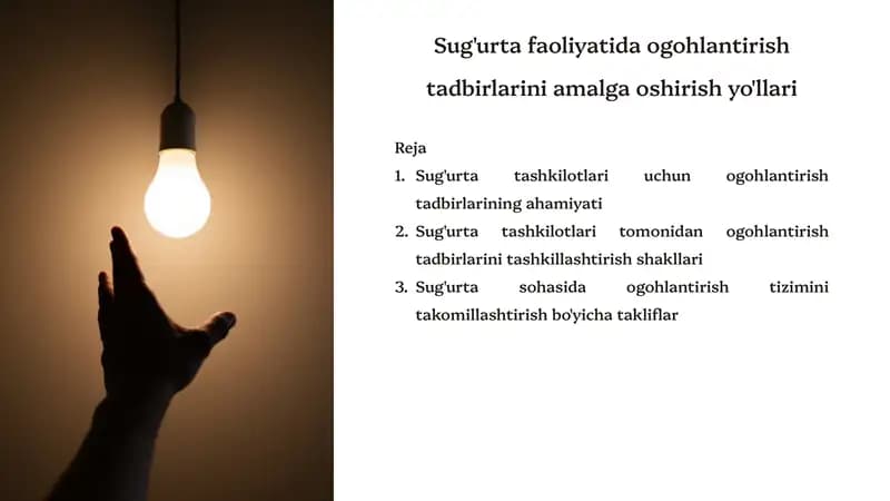 Ogohlantirish tadbirlari