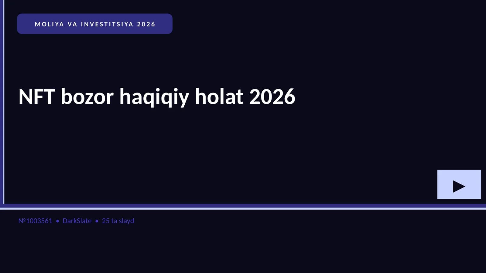 NFT bozor haqiqiy holat 2026