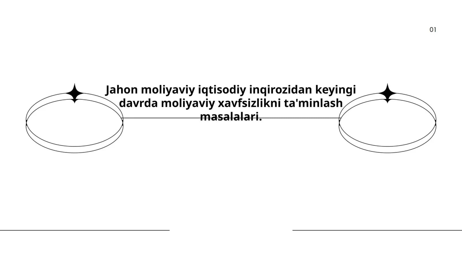 Jahon moliyaviy inqirozidan keyingi davrda moliyaviy xavfsizlikni ta'minlash masalalari