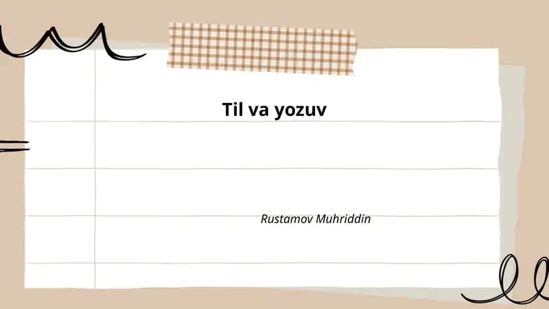 Fonetika va fonetik tahlil