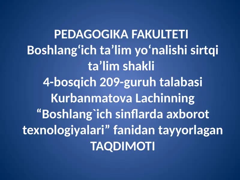 Internet tarmoqlarida internet makoni haqida tushuncha berish. Elektron pochtalar bilan ishlashni o`rganish