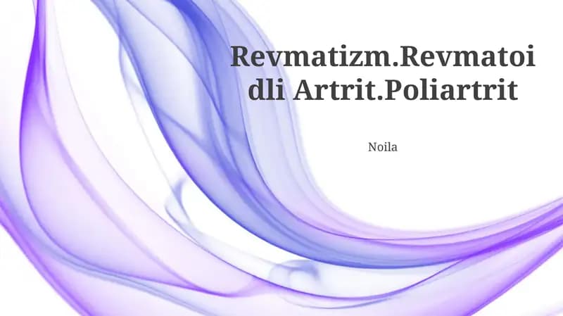 Revmatoidli Artrit