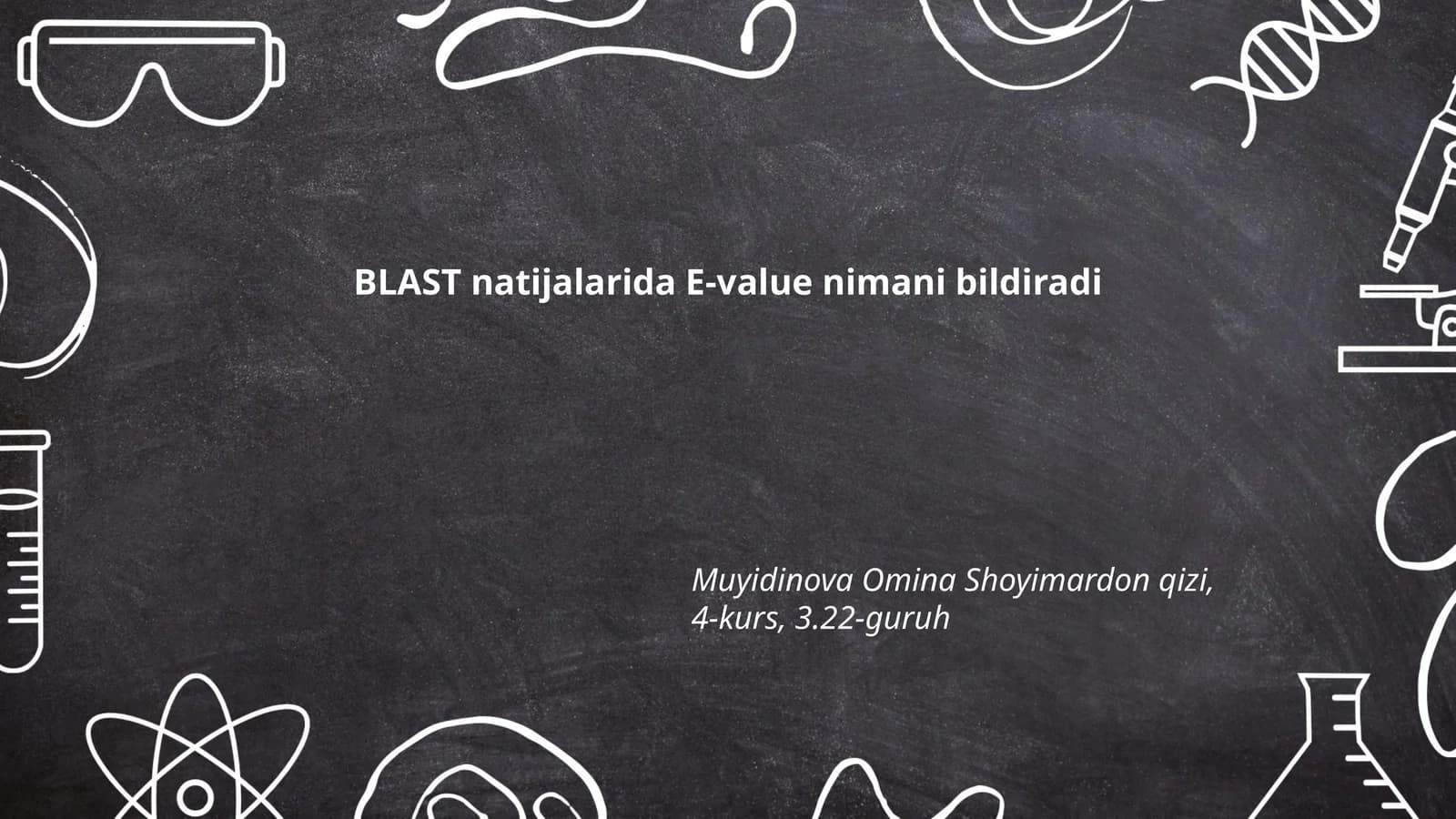 E-value nima va uning ta'rifi
