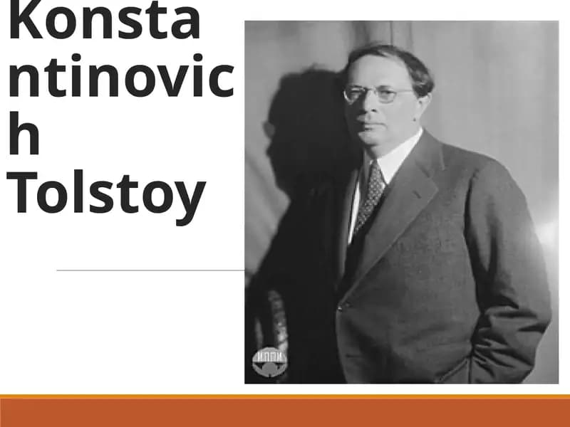 Aleksey Konstantinovich Tolstoy