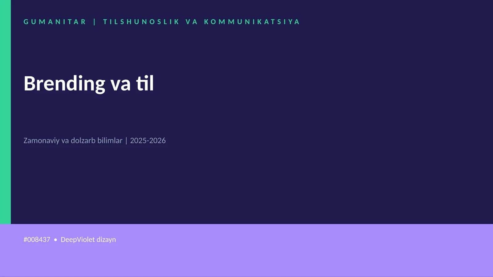 Brending va til