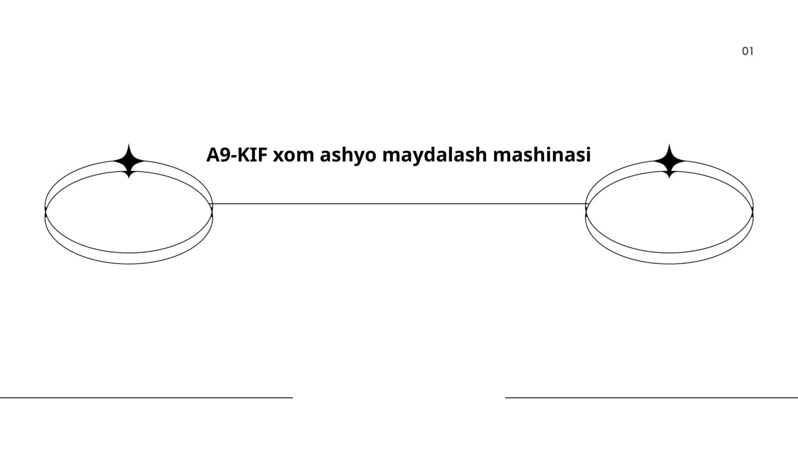 A9-KIF xom ashyo maydalash mashinasi