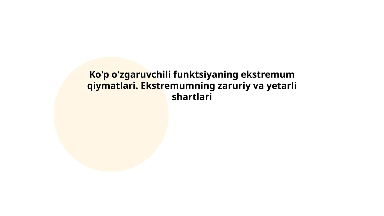 Ko'p o'zgaruvchili funktsiyalar nazariyasi