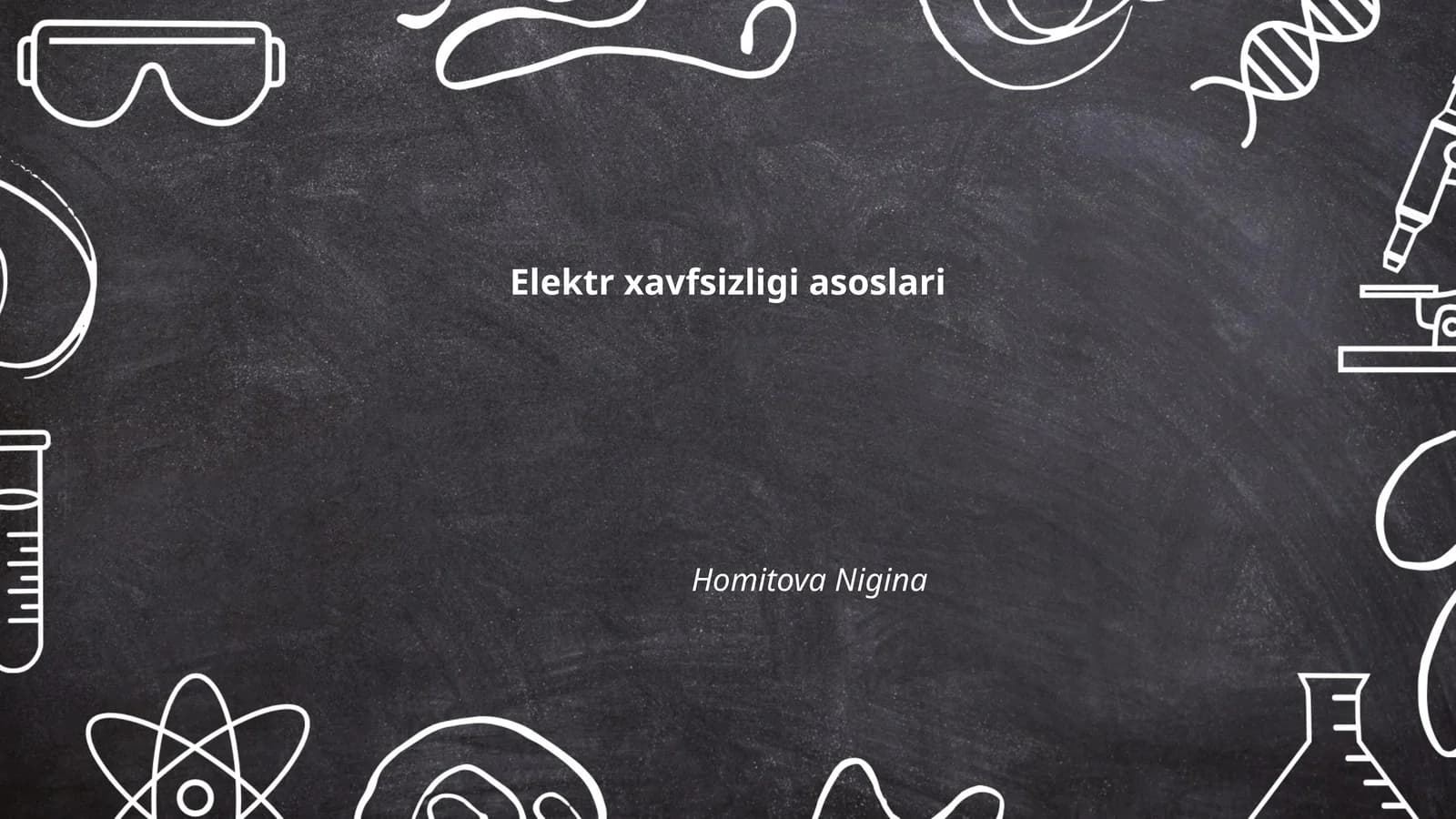 Elektr xavfsizligi asoslari