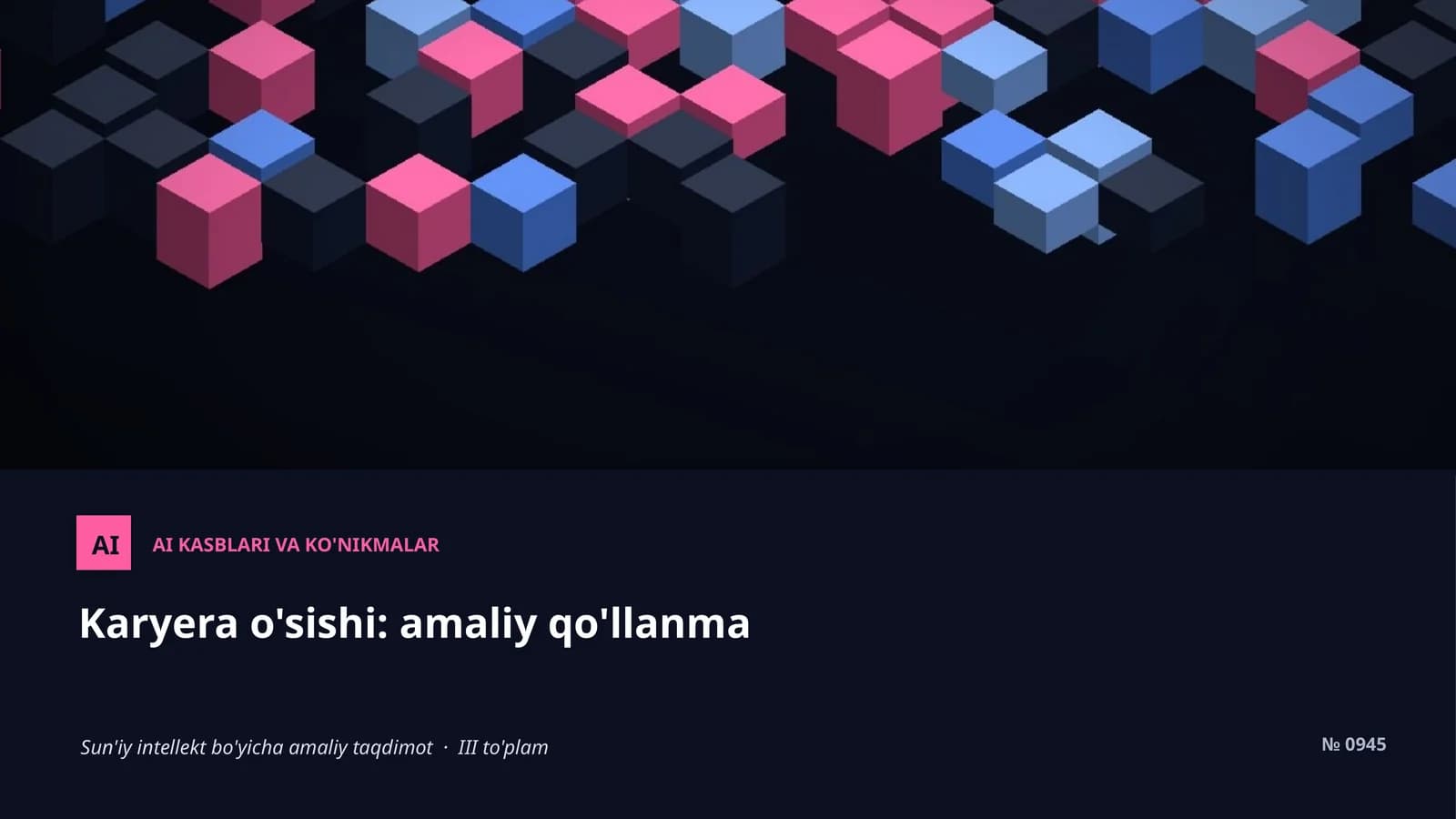 AI KASBLARI VA KO'NIKMALAR