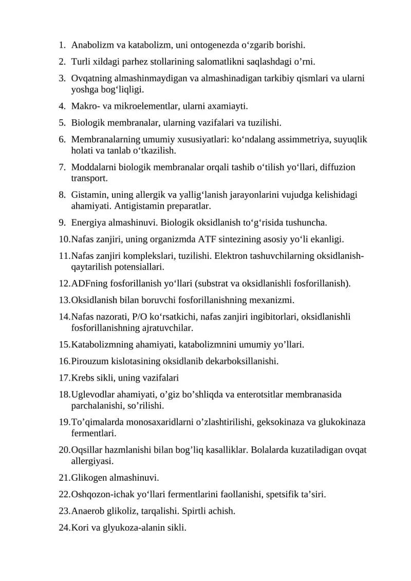 Biologik Membranalar