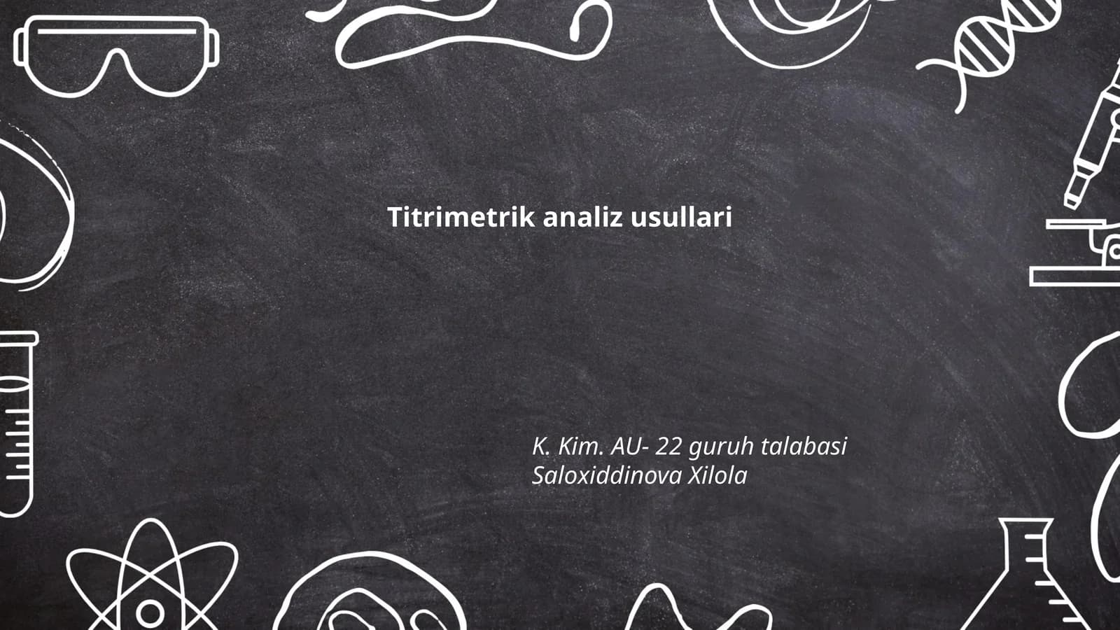 Titrimetrik analiz usullari