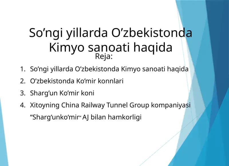 O’zbekistonda Kimyosanoati