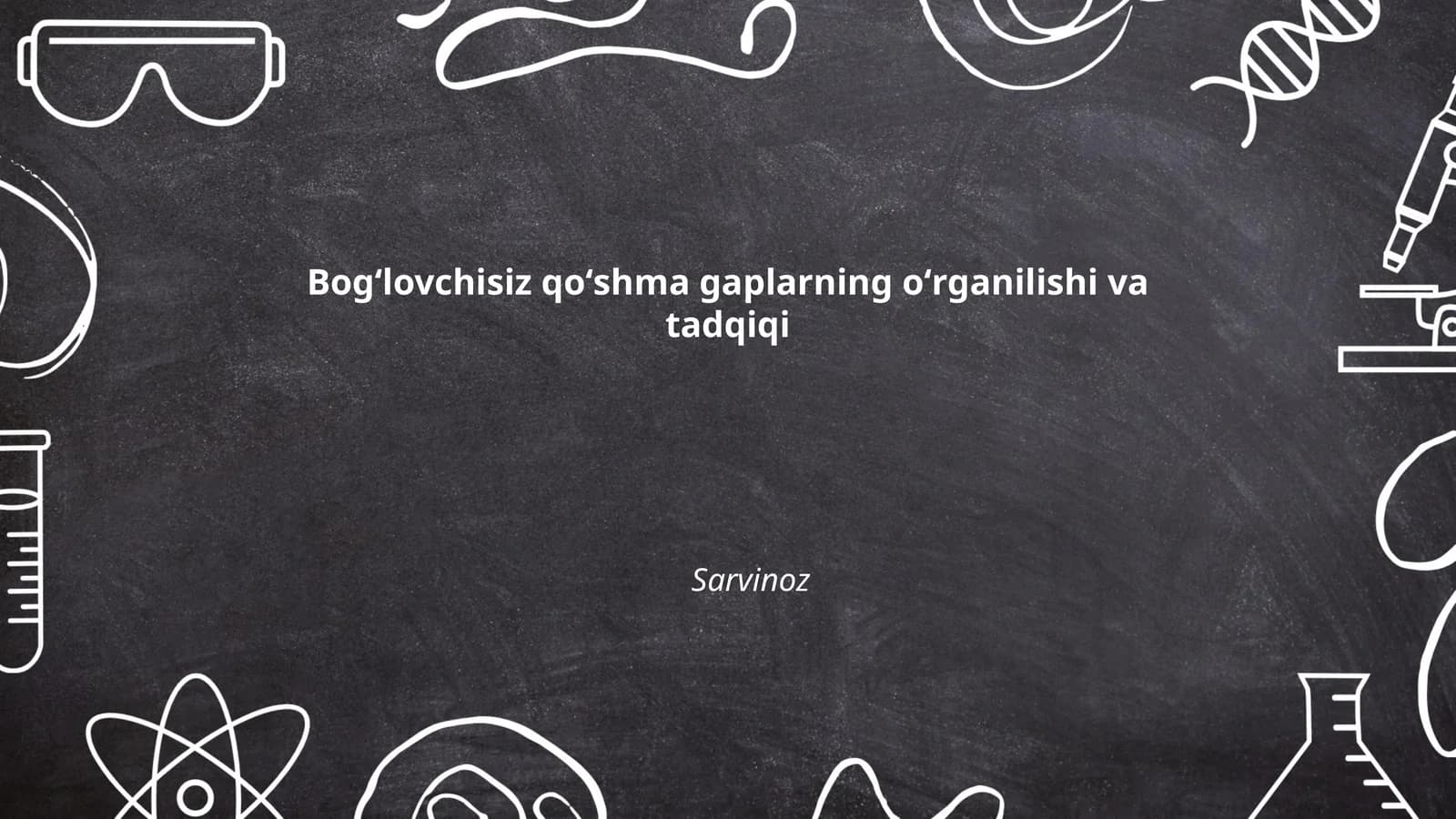 Bogʻlovchisiz qoʻshma gaplarning oʻrganilishi va tadqiqi