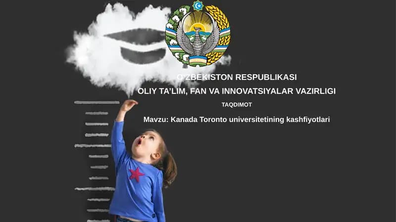 Kanada Torontouniversitetining kashfiyotlari