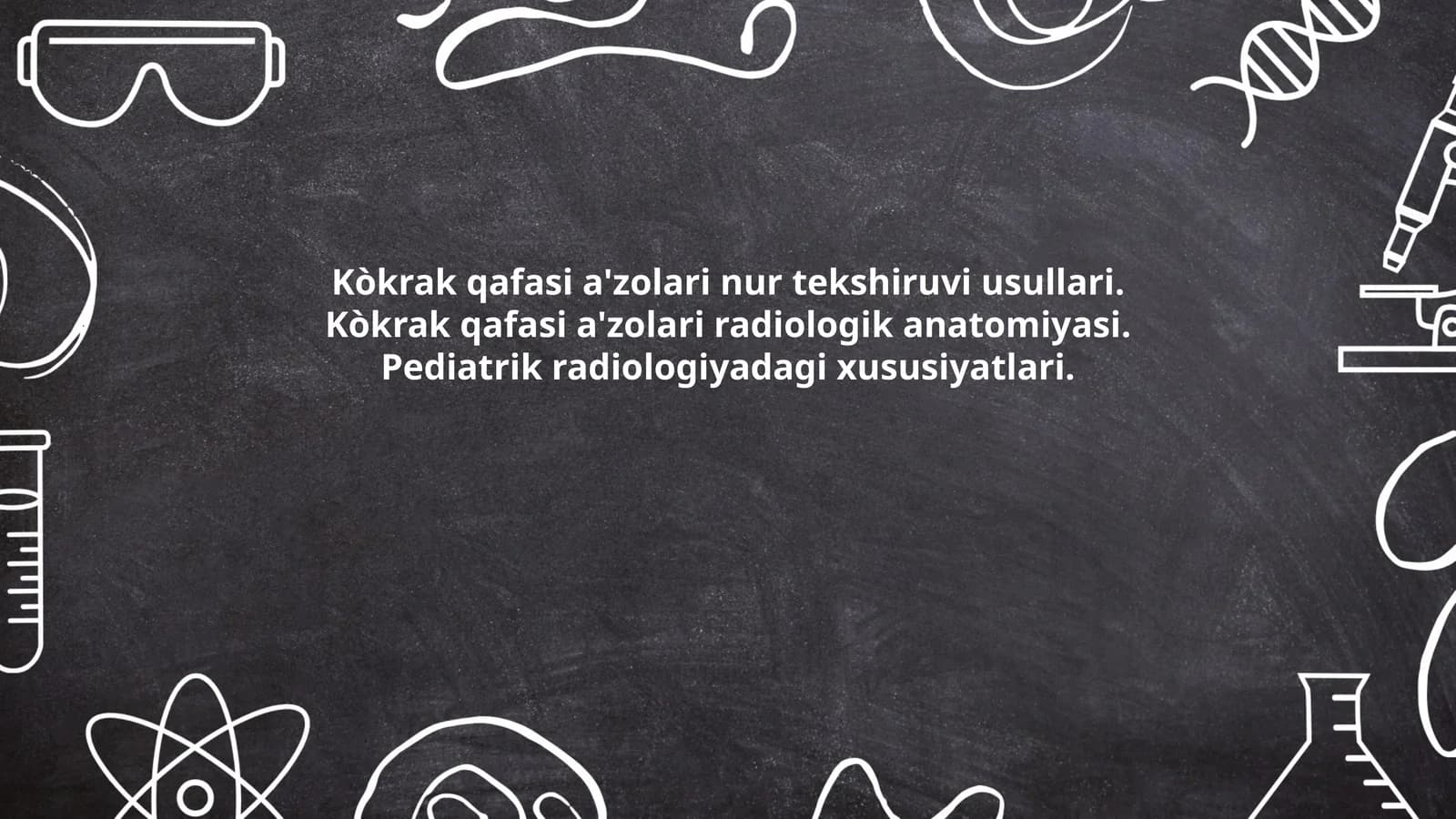 Kòkrak qafasi a'zolari nur tekshiruvi usullari
