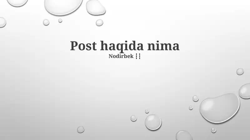 Postning ta'siri