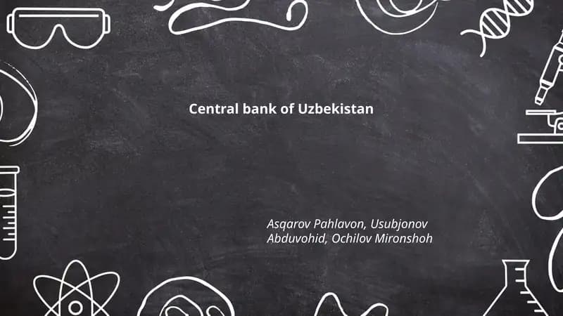 Central bank of Uzbekistan