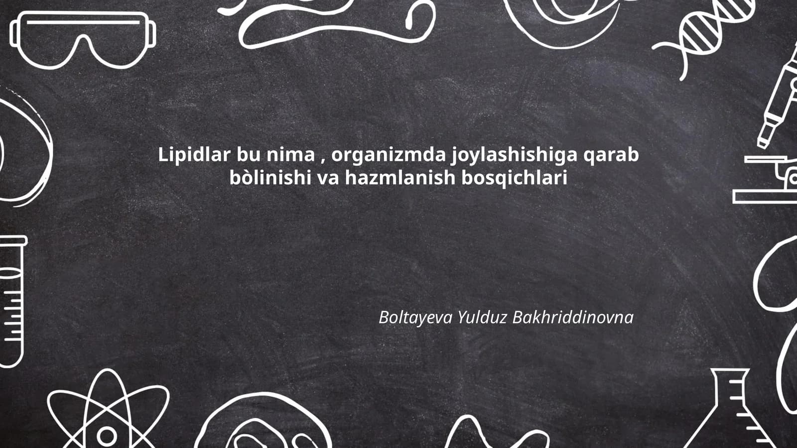 Lipidlar bu nima, organizmda joylashishiga qarab bòlinishi va hazmlanish bosqichlari