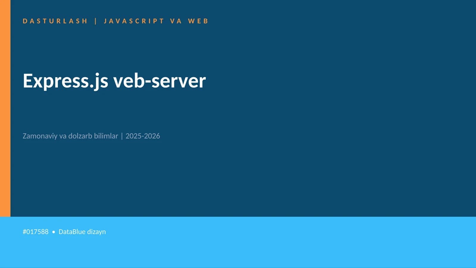 Express.js veb-server