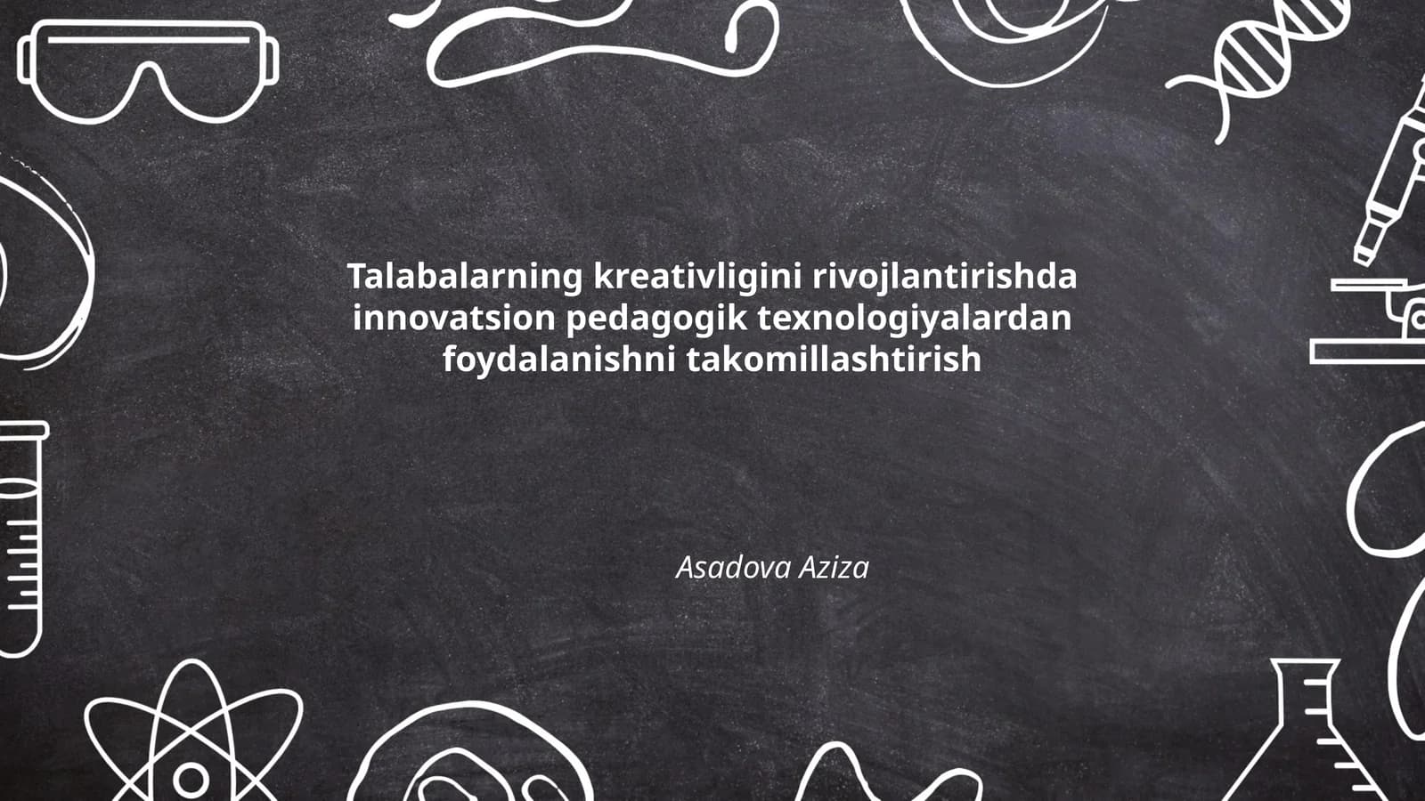 Innovatsion pedagogik texnologiyalar