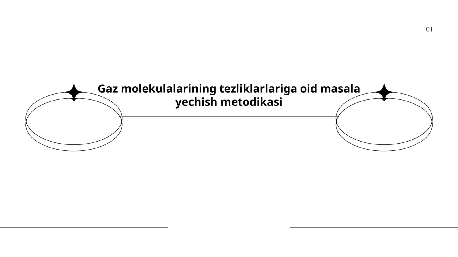 Gaz molekulalarining tezliklarlariga oid masala yechish metodikasi
