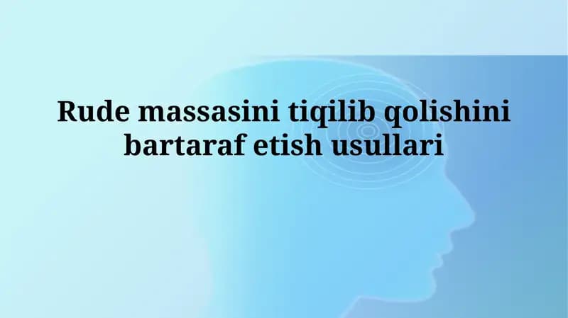 Bolada ovqat tiqilib qolishini bartarafetishusullari