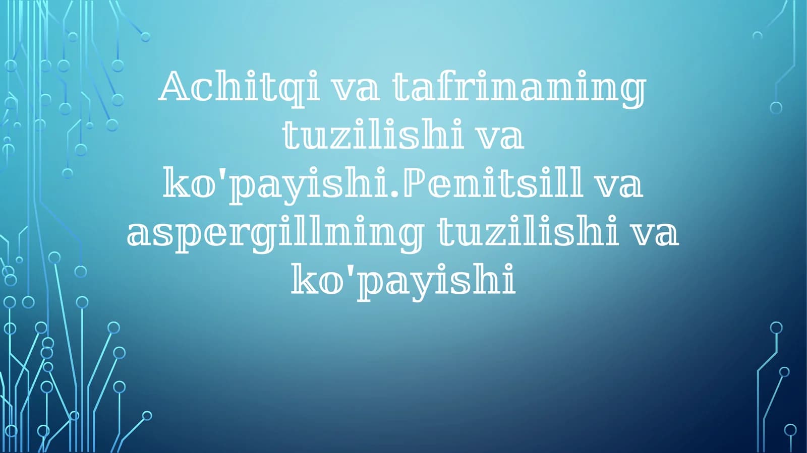 Penitsillin va Aspergillinning hamkorligi kuchi