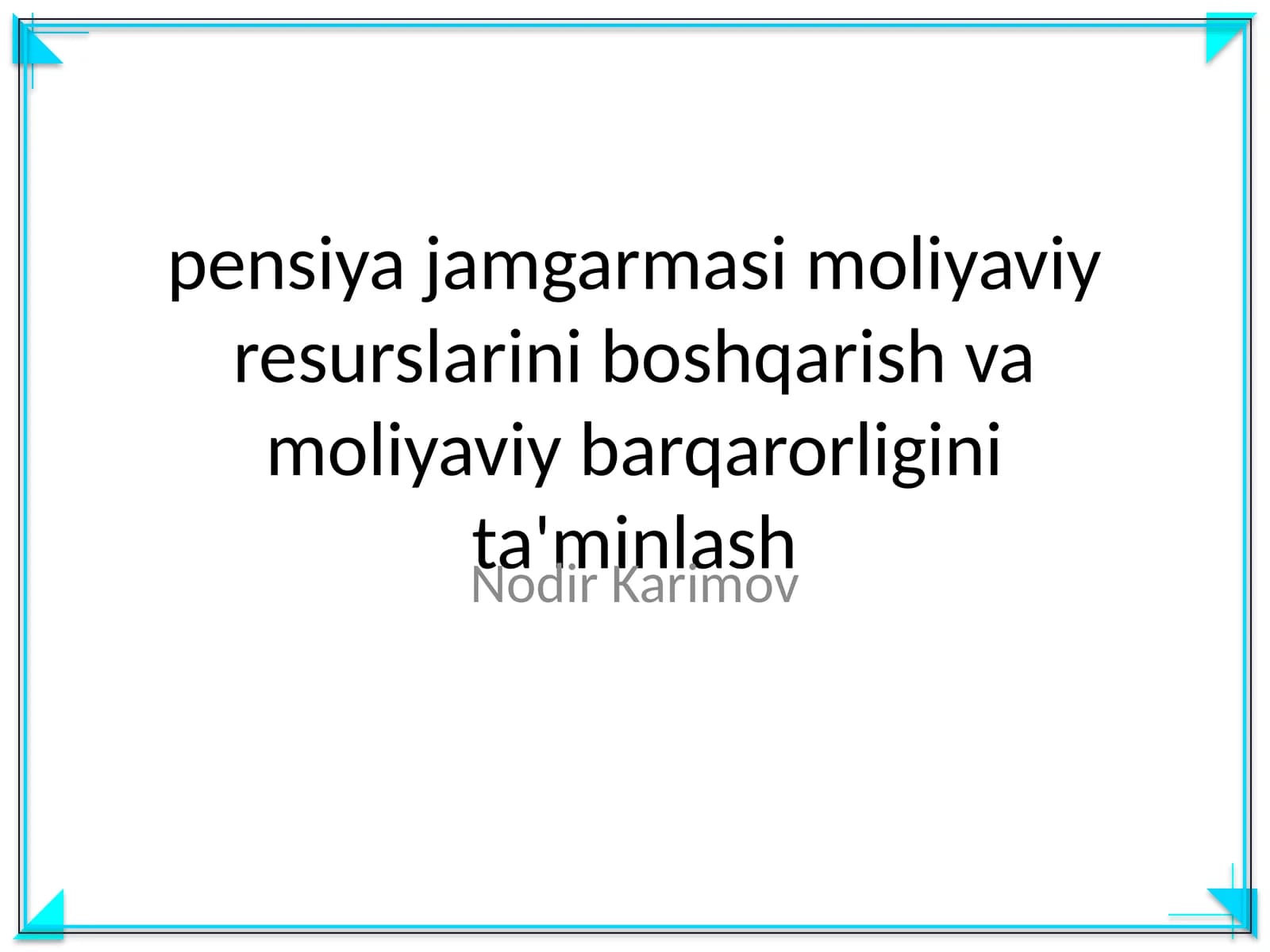 Qarz majburiyatini tasdiqlovchi qimmatli qog'oz