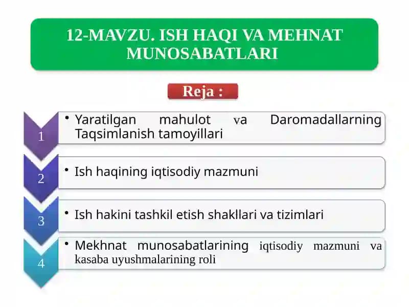 Ishlabchiqarilgan mahsulotning taqsi,lanish tamoyillari boyig'cha turlichi nazariyalar