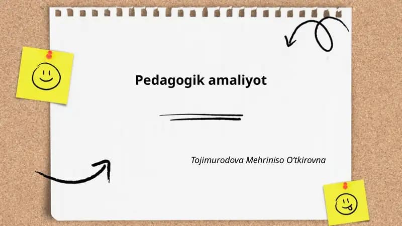 Pedagogik amaliyot