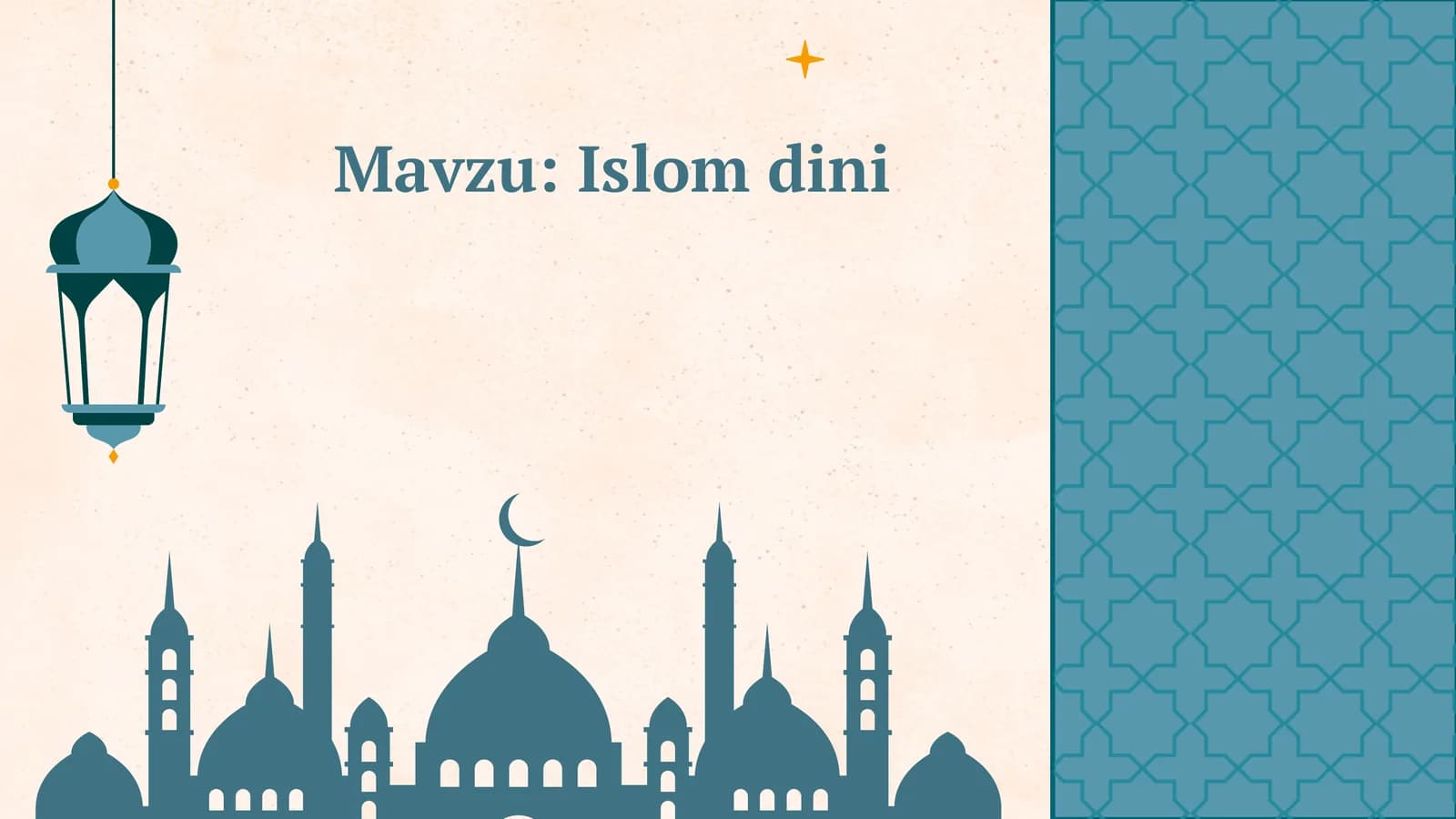 islom dini