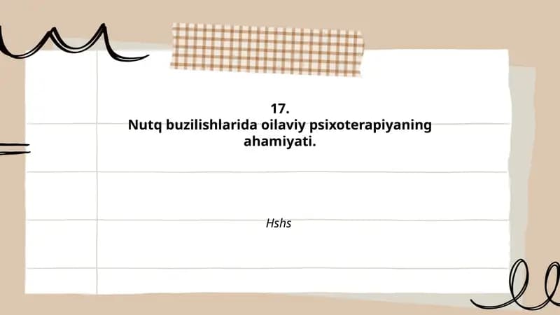 Oilaviy psixoterapiya