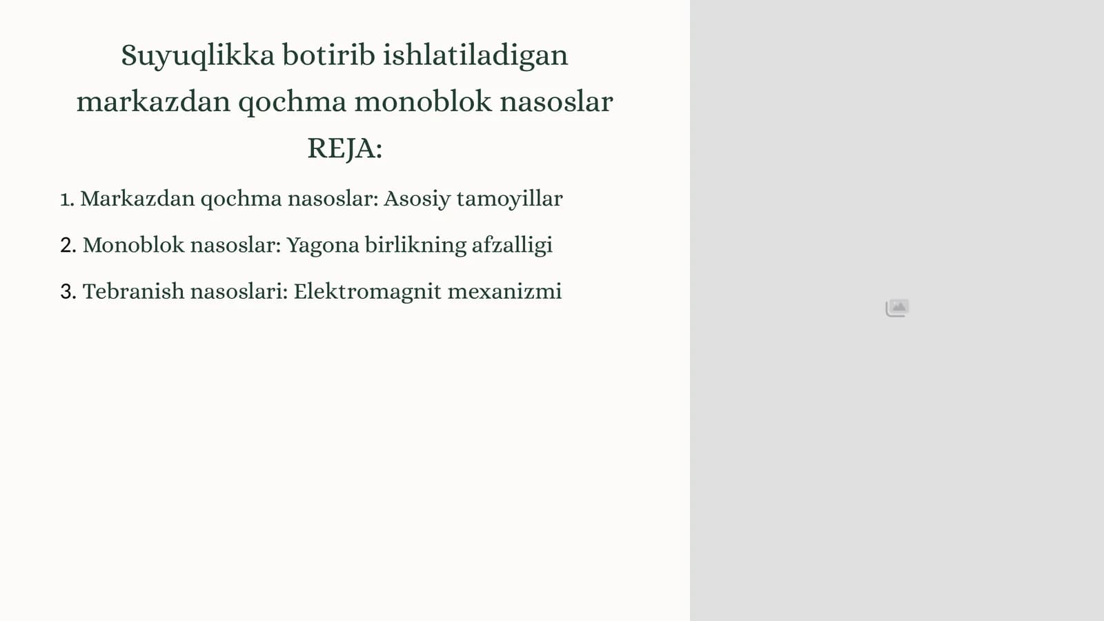 Suyuqlikka botirib ishlatiladigan markazdan qochma monoblok nasoslar