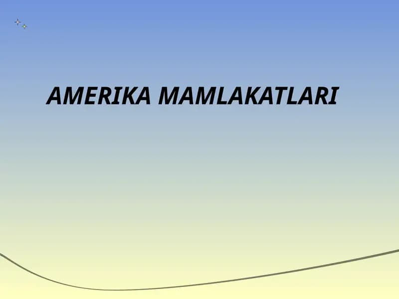 Amerika Mamlakatlari