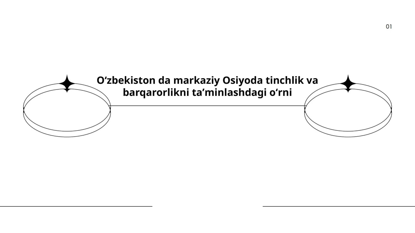 Oʻzbekiston da markaziy Osiyoda tinchlik va barqarorlikni taʼminlashdagi oʻrni