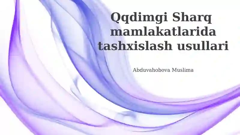 Sharq diagnostikasi